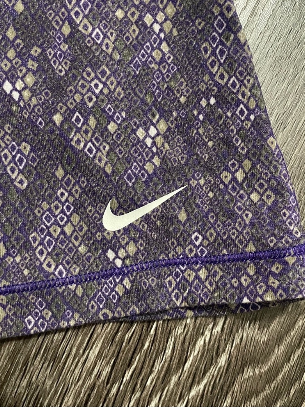 Nike Purple Patterned Racerback Tank Top - Picture 2 of 8